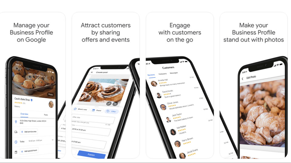 Descarga la aplicación de Google My Business para mantenerse conectado con sus clientes