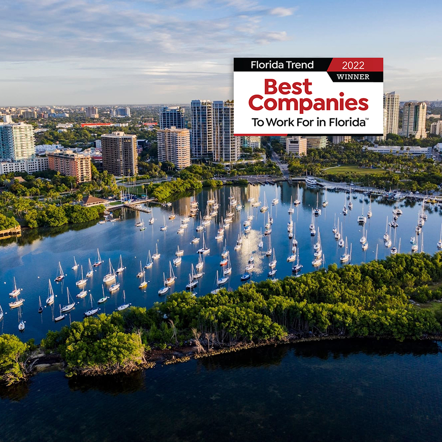 One Park Financial, Best Company to Work for in Florida 4 years in a row